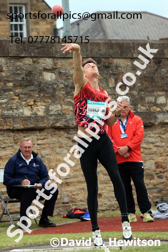 Decathlon Shot Putt, 2024 EAP International Combined events, Hewcham, Northumberland.  Photo: David T. Hewitson/Sports for All Pics
